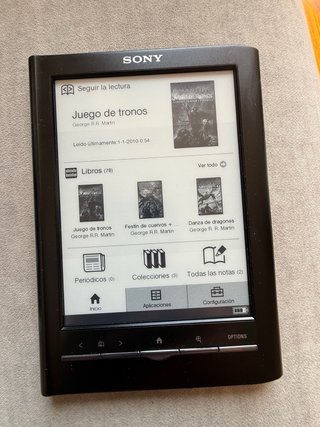 Ebook Sony PRS-650 Negro