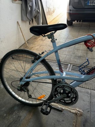 Bicicleta Decathlon.