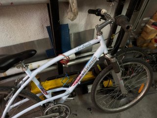Bicicleta Decathlon.