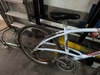 Bicicleta Decathlon.