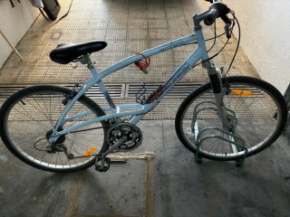 Bicicleta Decathlon.