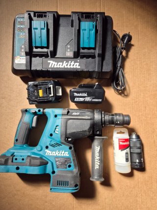 Makita DHR281 Martillo Ligero + Baterías