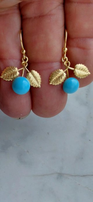 Orecchini Argento 925 Turchese