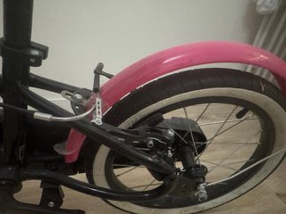 Bicicleta infantile B'TWIN rosa e nera