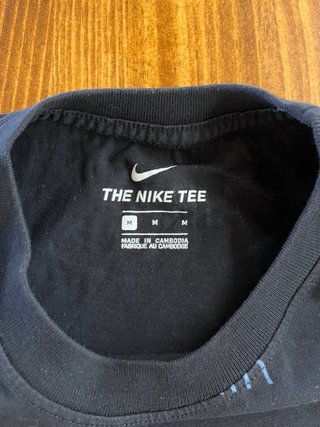 Camiseta Nike Air Negra Estampada