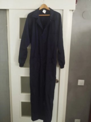 Mono de trabajo azul