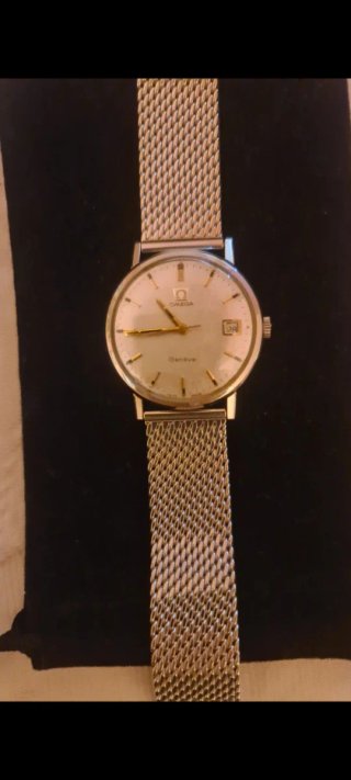 Orologio Omega Geneve a carica manuale in acciaio inossidabile