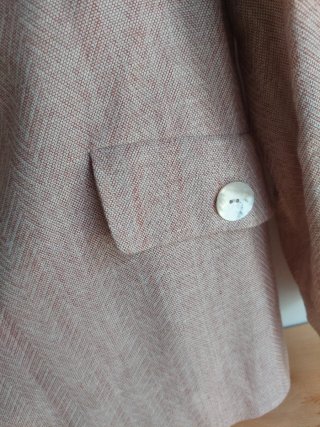 Blazer Lino Algodón Italiana nueva T40 Camomilla