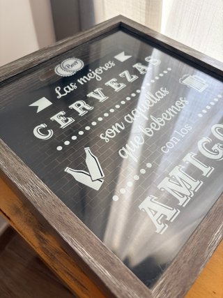 Porta tappi per bottiglie di birra decorativa