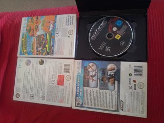 Lote 4 Juegos Wii: Wii Play, Spongebob, WWE, G.I.