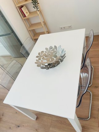 Mesa extensible LANEBERG Ikea blanca