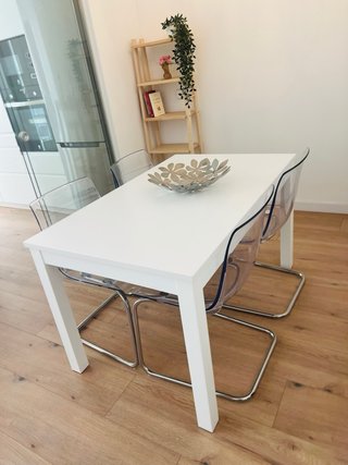 Mesa extensible LANEBERG Ikea blanca