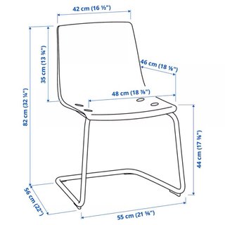 Mesa extensible LANEBERG Ikea blanca