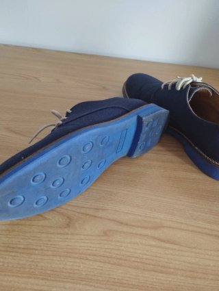 Zapatos de vestir Mango azul talla 43