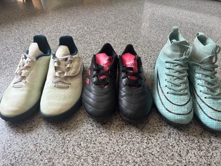 Zapatillas de fútbol para niño talla 31