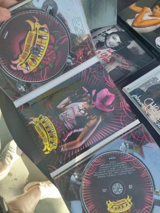 Lote 4 CDs +  1 Dvd Chenoa Firmados