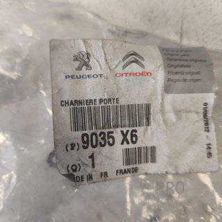 BISAGRA PUERTA DELANTERA IZQUIERDA PEUGEOT 308 NUEVO 9035X6