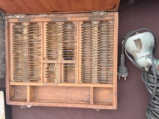 Maletín de óptica antiguo