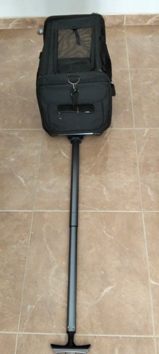 Transportín para mascotas negro