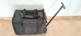 Transportín para mascotas negro