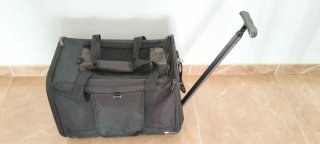 Transportín para mascotas negro