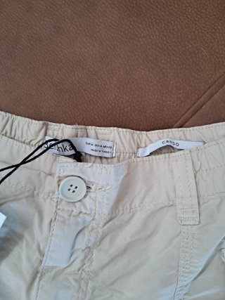 Pantalón corto cargo Bershka beige Talla 38