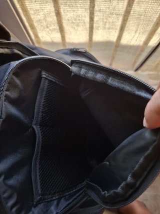Mochila Paletero Softee Negra y Azul