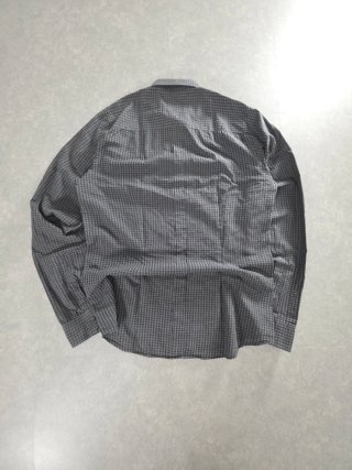 Camicia Gucci Uomo Skinny a Quadri Grigia Tg 39