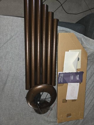 Campanello a vento Vevor marrone