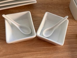 Vajilla Porcelana Shiro Cuadrada
