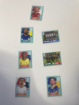 29 cromos + Mbappe Extra Sticker Plata