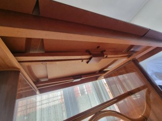 Mesa de comedor extensible de madera