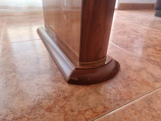 Mesa de comedor extensible de madera