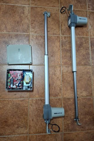 Kit brazos hidr. + centralita Sentinel