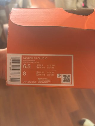 Zapatillas Fútbol Sala Nike Naranja
