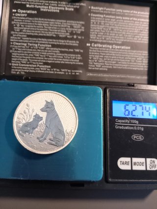 Moneda 2 Onzas Dingo & Baby 2022