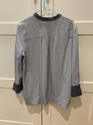 Camisa Tommy Hilfiger Rayas Azul/Blanco