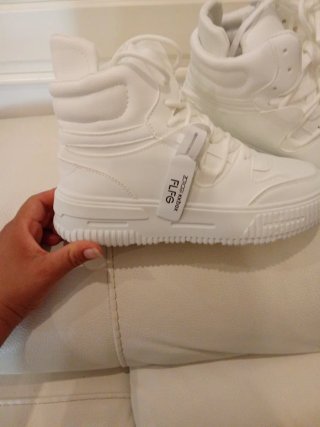 Zapatillas deportivas altas blancas
