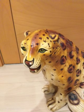 Figura Leopardo/Tigre Cerámica