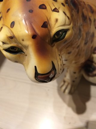 Figura Leopardo/Tigre Cerámica