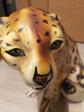 Figura Leopardo/Tigre Cerámica