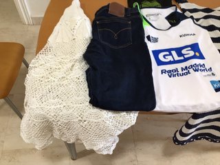 Conjunto Ropa Mujer Blanco y Azul