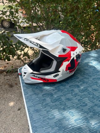 Casco Motocross Blanco