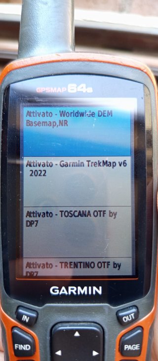 Garmin GPSMAP 64s + Mappe