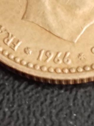 Moneda Antigua Española Francisco Franco 1966 *70