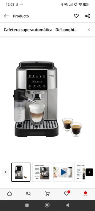 Cafetera Superautomática De'Longhi