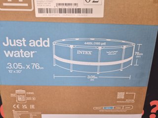 Piscina Intex Metal Frame 3.05m
