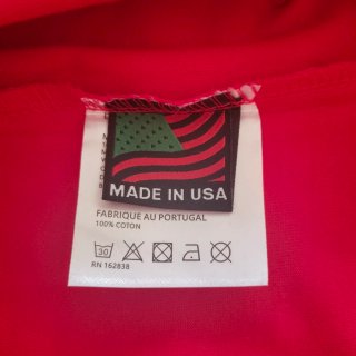 Camiseta Denim Tears Roja Talla XL-Nueva