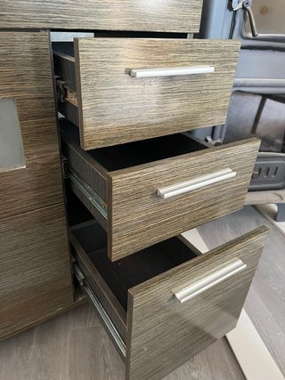Mueble baño 100x45 madera