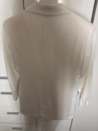 Blazer Stradivarius blanco Talla S